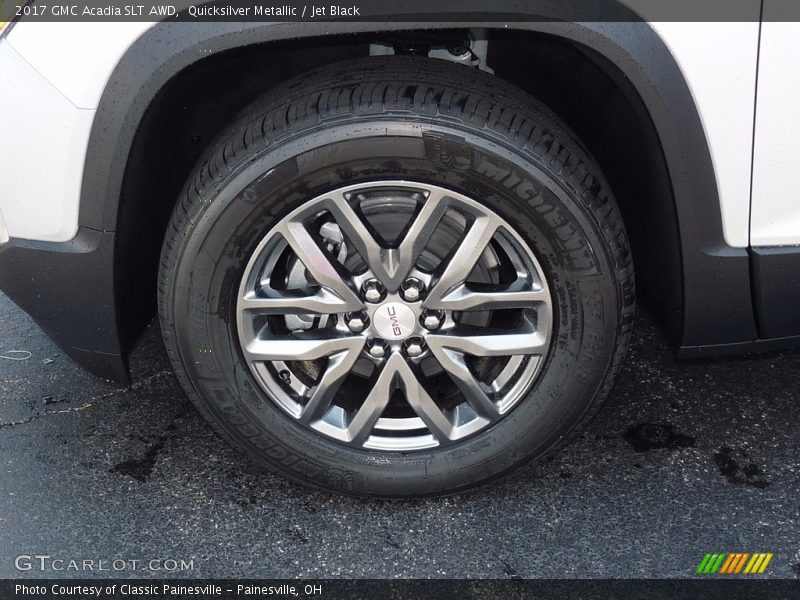 Quicksilver Metallic / Jet Black 2017 GMC Acadia SLT AWD