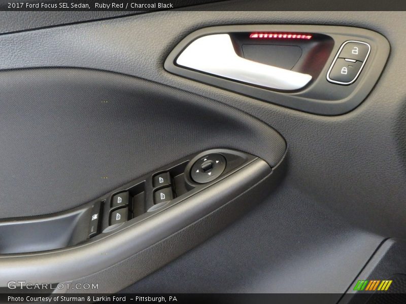 Ruby Red / Charcoal Black 2017 Ford Focus SEL Sedan