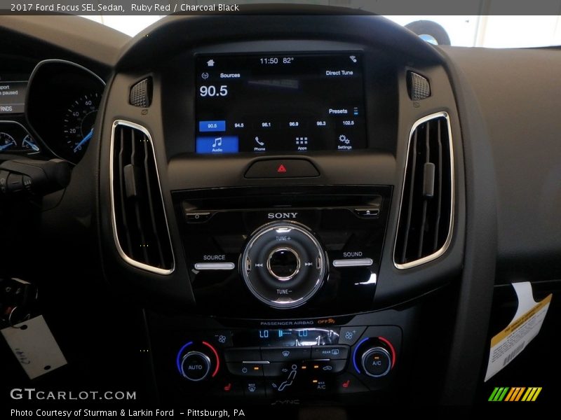 Ruby Red / Charcoal Black 2017 Ford Focus SEL Sedan