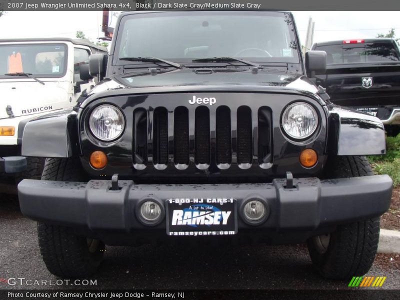 Black / Dark Slate Gray/Medium Slate Gray 2007 Jeep Wrangler Unlimited Sahara 4x4