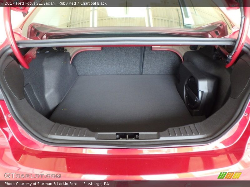 Ruby Red / Charcoal Black 2017 Ford Focus SEL Sedan