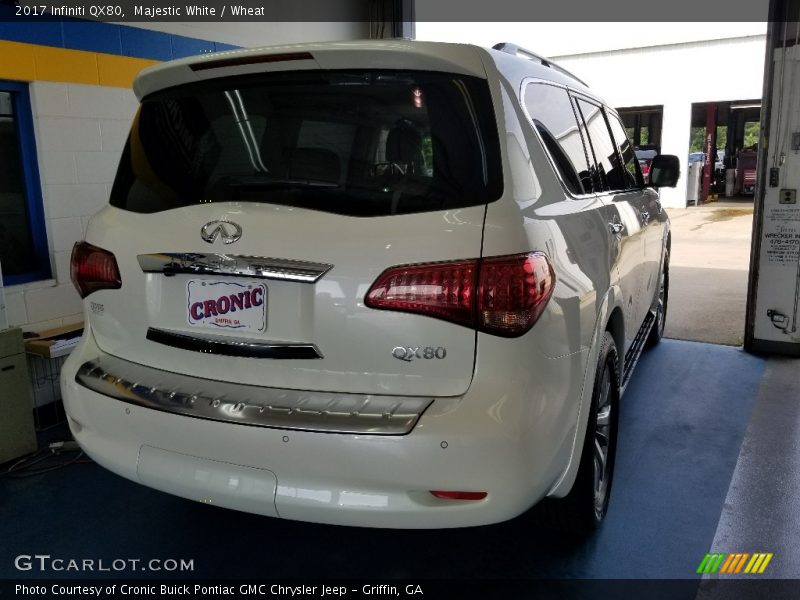 Majestic White / Wheat 2017 Infiniti QX80