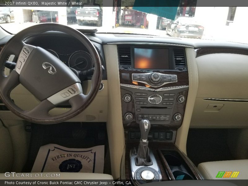Majestic White / Wheat 2017 Infiniti QX80
