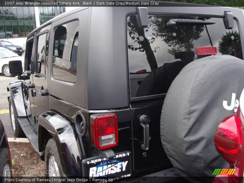 Black / Dark Slate Gray/Medium Slate Gray 2007 Jeep Wrangler Unlimited Sahara 4x4