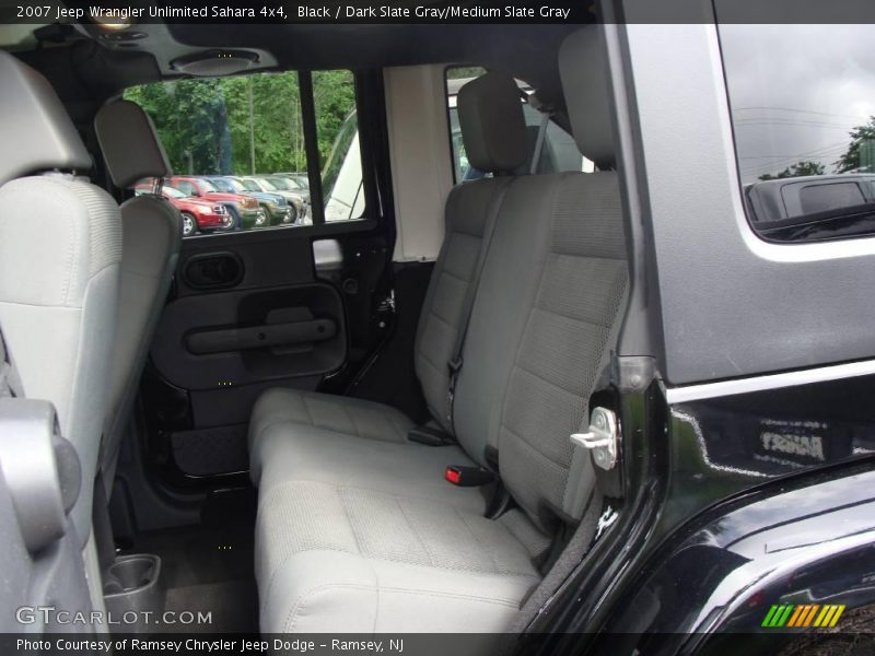 Black / Dark Slate Gray/Medium Slate Gray 2007 Jeep Wrangler Unlimited Sahara 4x4