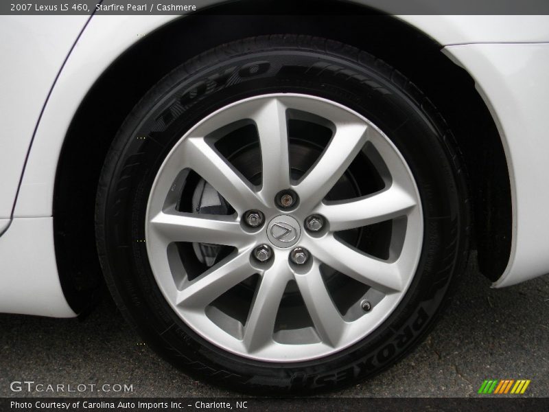 Starfire Pearl / Cashmere 2007 Lexus LS 460