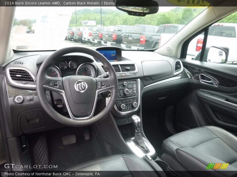 Carbon Black Metallic / Ebony 2014 Buick Encore Leather AWD