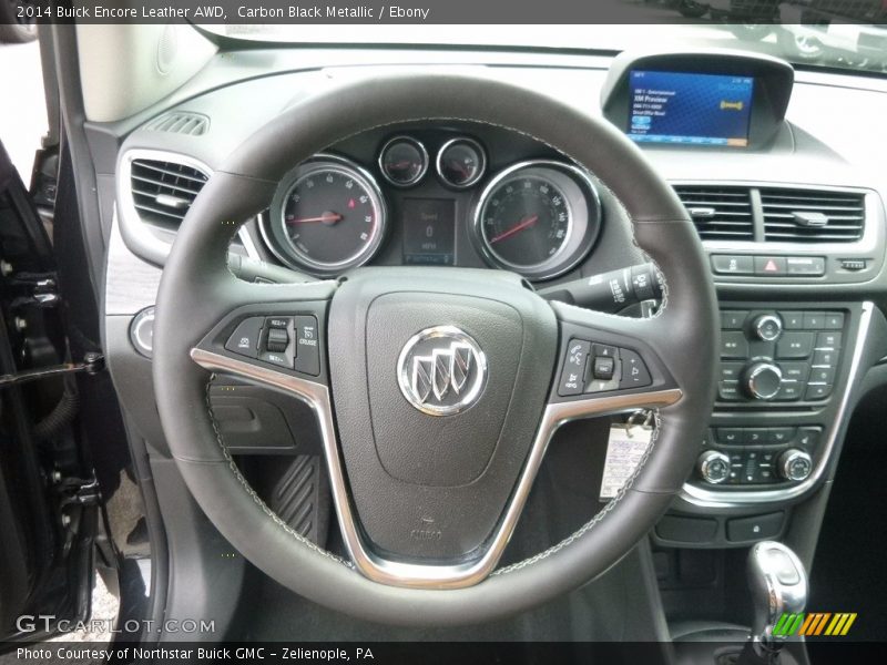 Carbon Black Metallic / Ebony 2014 Buick Encore Leather AWD