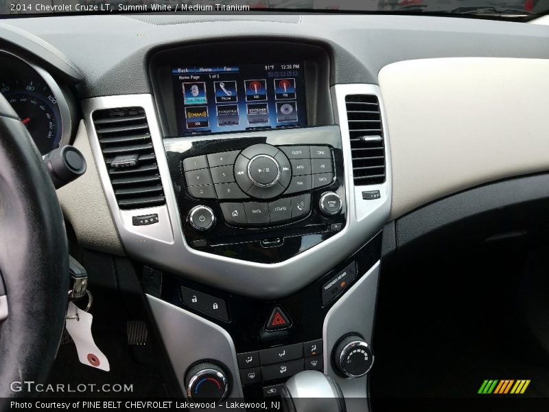 Summit White / Medium Titanium 2014 Chevrolet Cruze LT