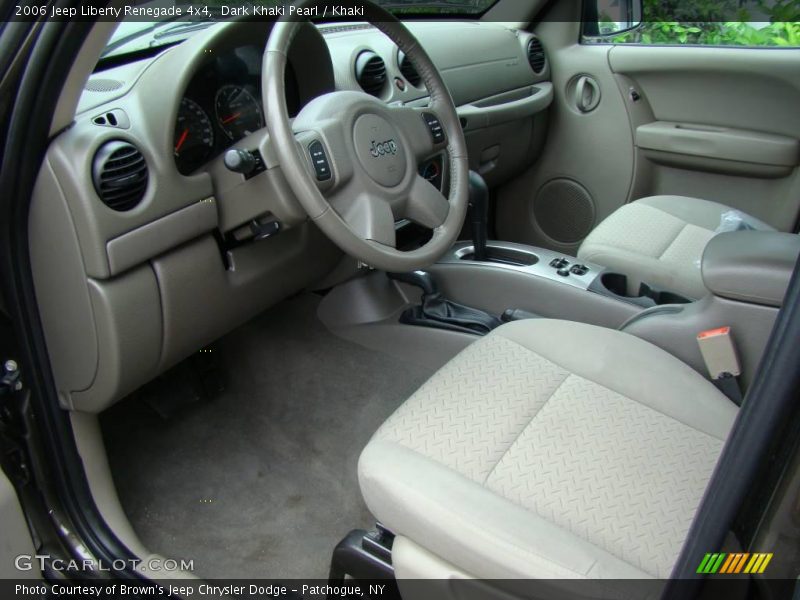 Dark Khaki Pearl / Khaki 2006 Jeep Liberty Renegade 4x4
