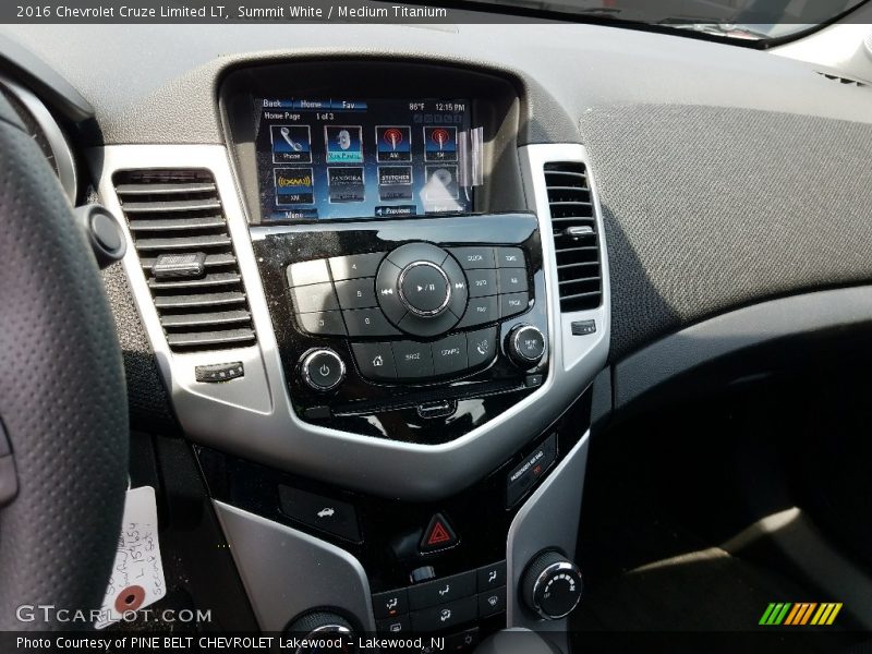Summit White / Medium Titanium 2016 Chevrolet Cruze Limited LT