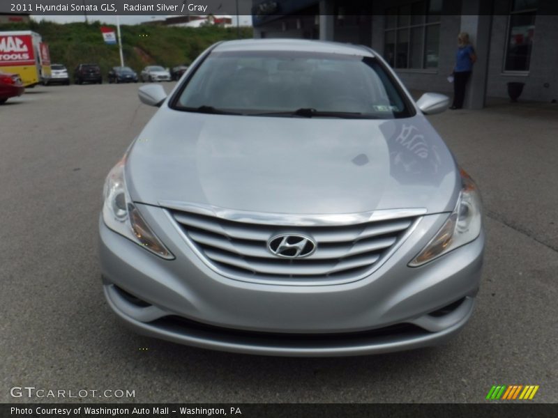 Radiant Silver / Gray 2011 Hyundai Sonata GLS