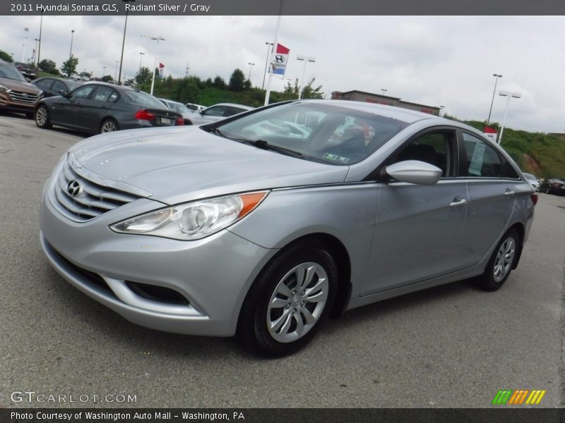 Radiant Silver / Gray 2011 Hyundai Sonata GLS
