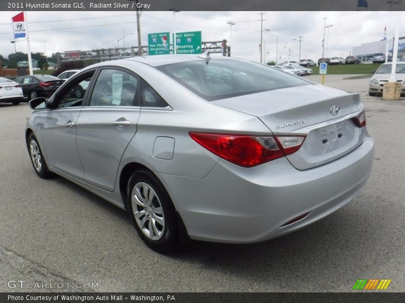 Radiant Silver / Gray 2011 Hyundai Sonata GLS