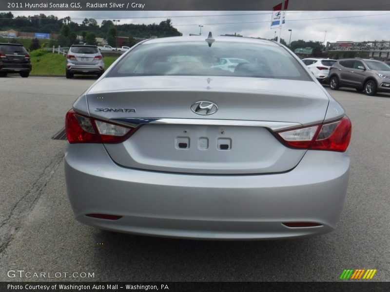 Radiant Silver / Gray 2011 Hyundai Sonata GLS