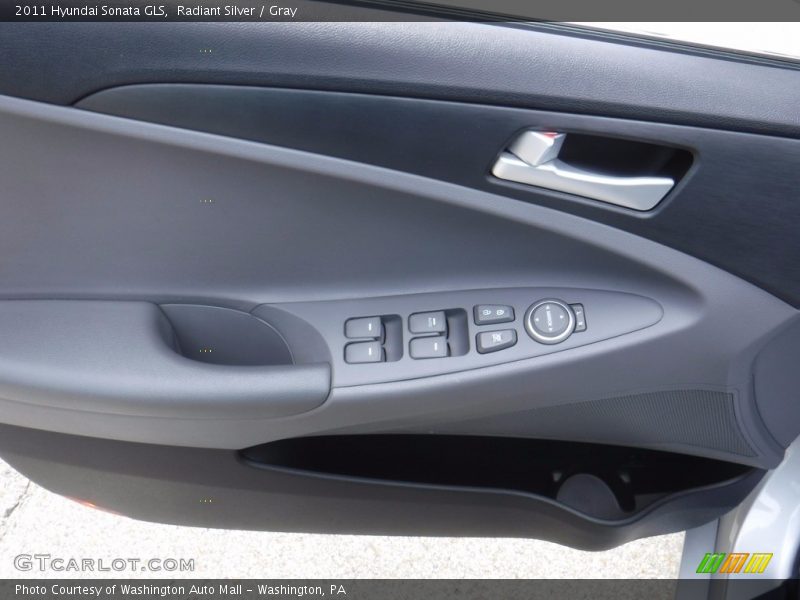 Radiant Silver / Gray 2011 Hyundai Sonata GLS
