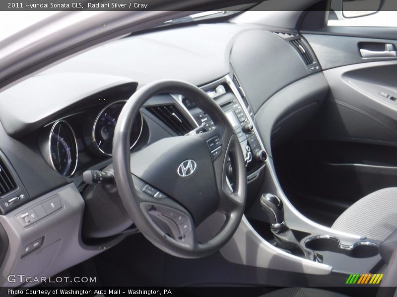 Radiant Silver / Gray 2011 Hyundai Sonata GLS