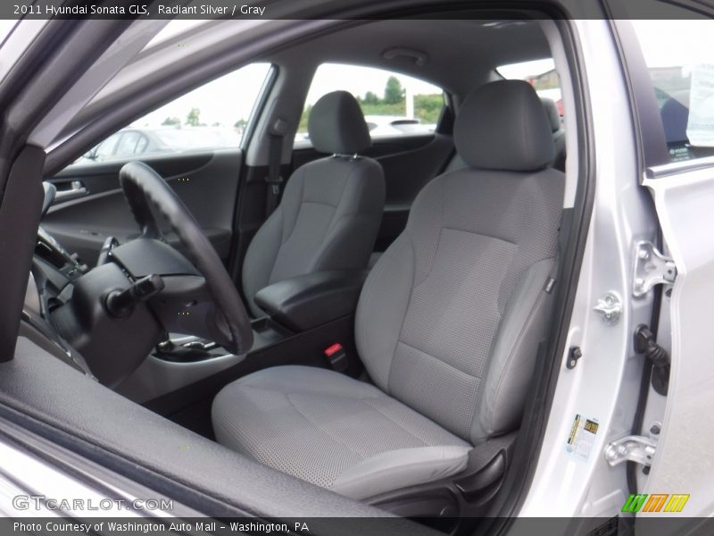 Radiant Silver / Gray 2011 Hyundai Sonata GLS
