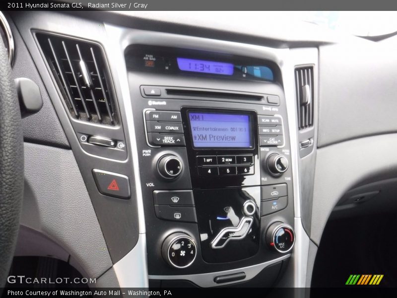 Radiant Silver / Gray 2011 Hyundai Sonata GLS