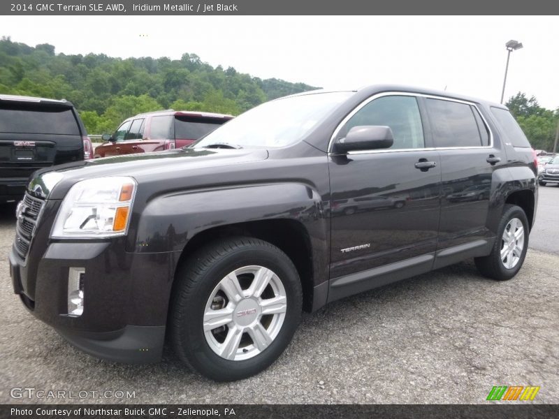 Iridium Metallic / Jet Black 2014 GMC Terrain SLE AWD