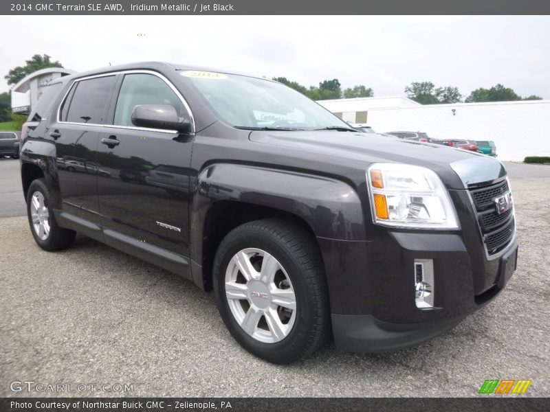Iridium Metallic / Jet Black 2014 GMC Terrain SLE AWD
