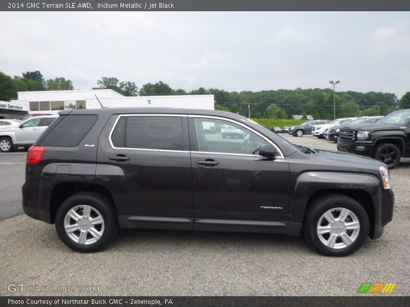 Iridium Metallic / Jet Black 2014 GMC Terrain SLE AWD
