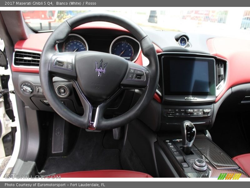Bianco (White) / Rosso 2017 Maserati Ghibli S Q4
