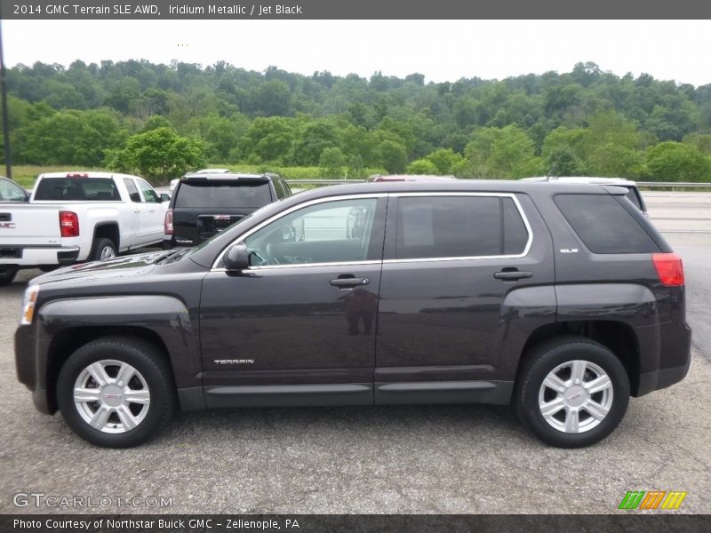 Iridium Metallic / Jet Black 2014 GMC Terrain SLE AWD