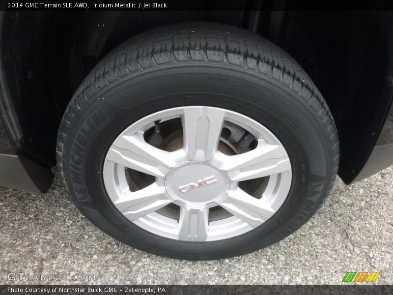 Iridium Metallic / Jet Black 2014 GMC Terrain SLE AWD
