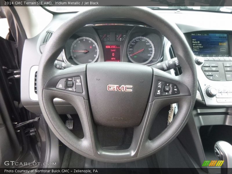 Iridium Metallic / Jet Black 2014 GMC Terrain SLE AWD