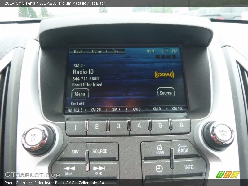 Iridium Metallic / Jet Black 2014 GMC Terrain SLE AWD