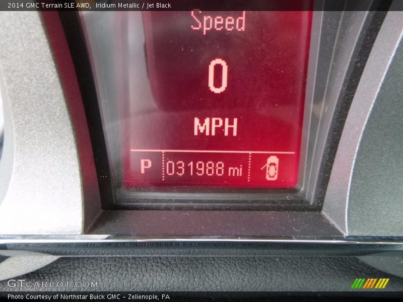 Iridium Metallic / Jet Black 2014 GMC Terrain SLE AWD