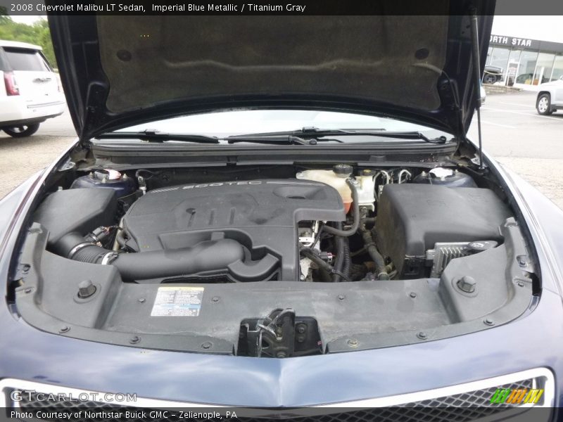 Imperial Blue Metallic / Titanium Gray 2008 Chevrolet Malibu LT Sedan