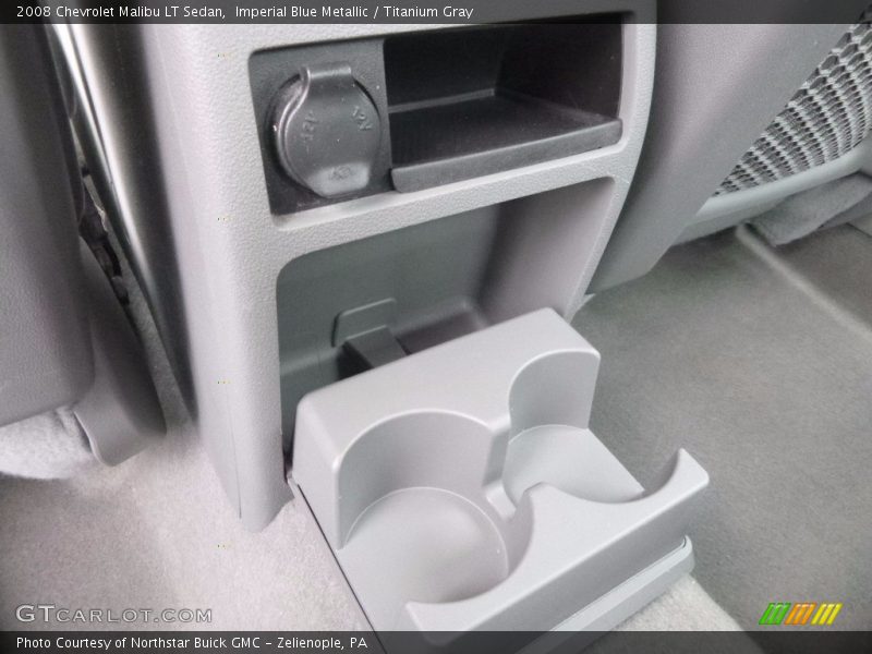 Imperial Blue Metallic / Titanium Gray 2008 Chevrolet Malibu LT Sedan