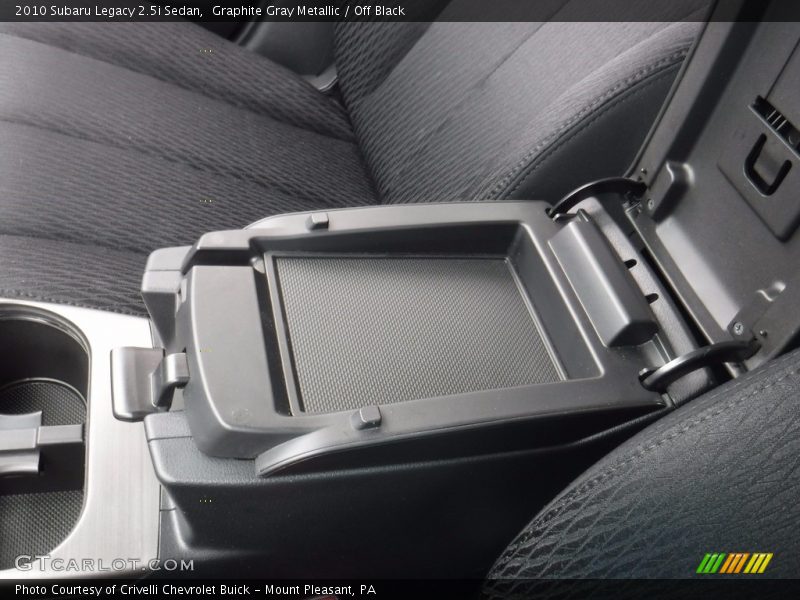 Graphite Gray Metallic / Off Black 2010 Subaru Legacy 2.5i Sedan