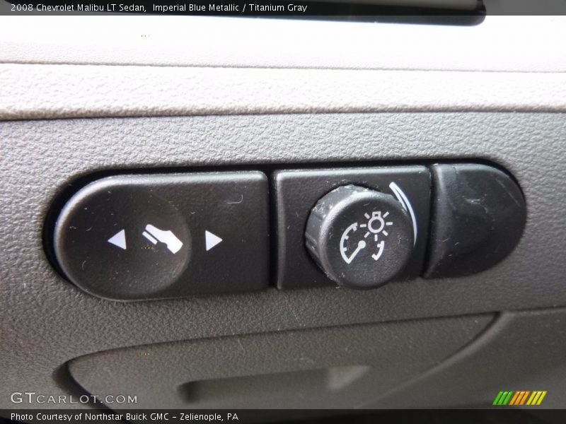 Imperial Blue Metallic / Titanium Gray 2008 Chevrolet Malibu LT Sedan