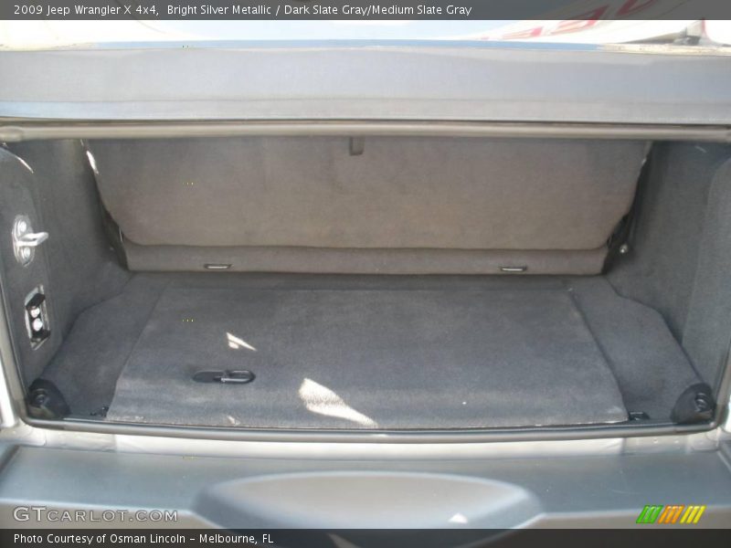 Bright Silver Metallic / Dark Slate Gray/Medium Slate Gray 2009 Jeep Wrangler X 4x4