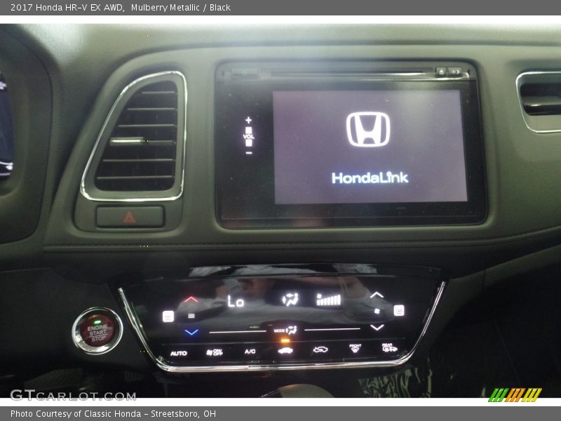 Mulberry Metallic / Black 2017 Honda HR-V EX AWD