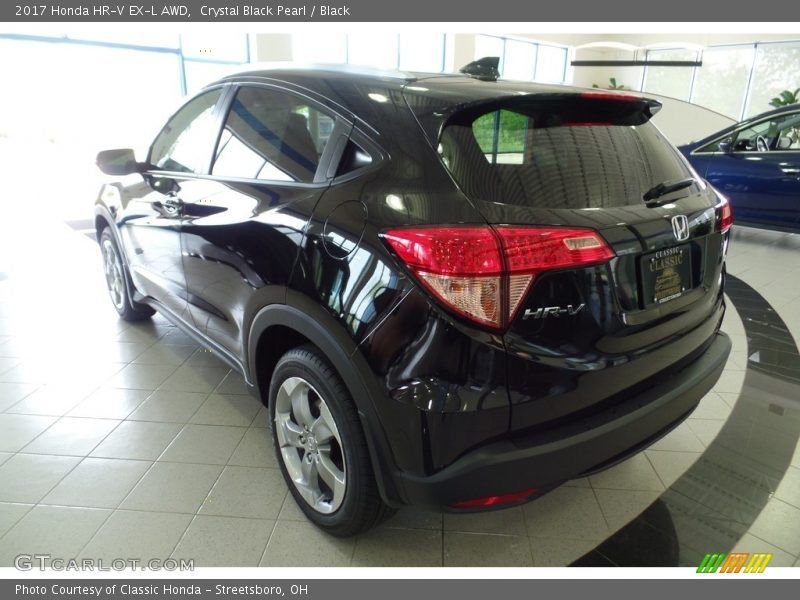 Crystal Black Pearl / Black 2017 Honda HR-V EX-L AWD