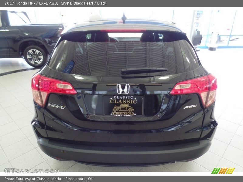 Crystal Black Pearl / Black 2017 Honda HR-V EX-L AWD