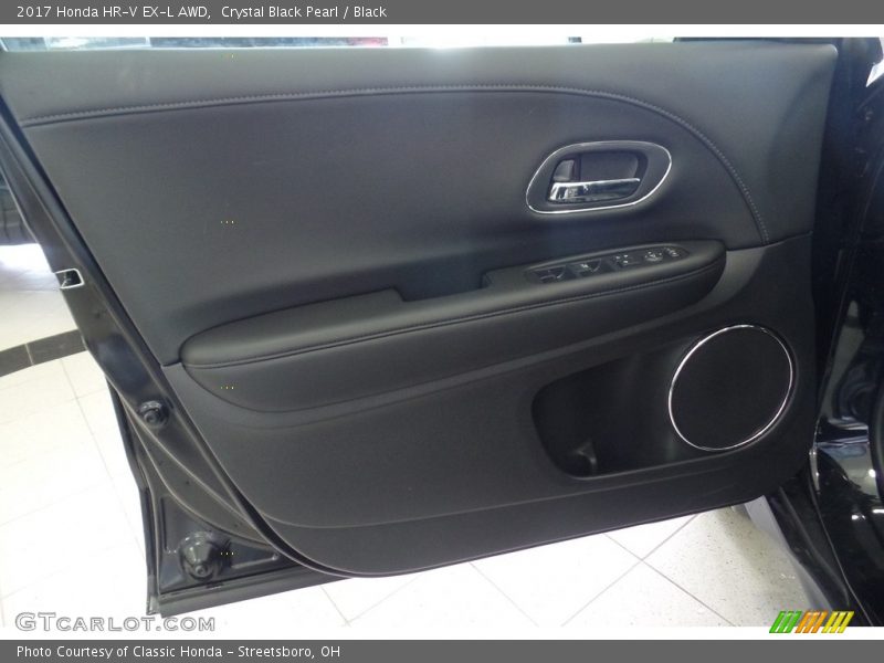 Crystal Black Pearl / Black 2017 Honda HR-V EX-L AWD
