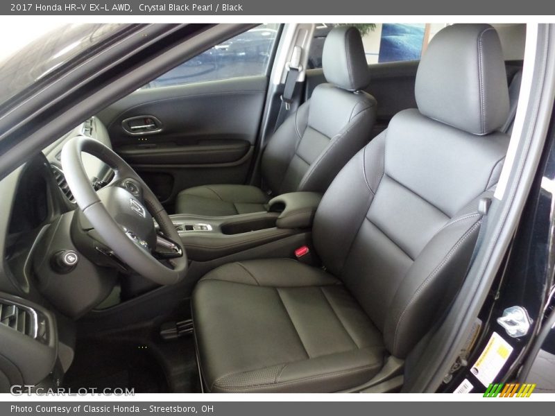 Crystal Black Pearl / Black 2017 Honda HR-V EX-L AWD