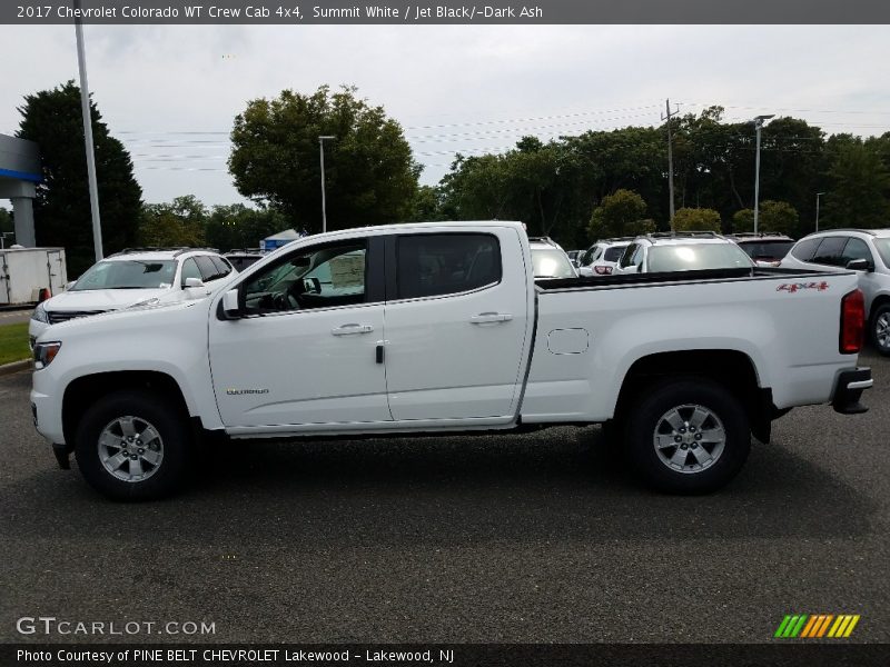 Summit White / Jet Black/­Dark Ash 2017 Chevrolet Colorado WT Crew Cab 4x4