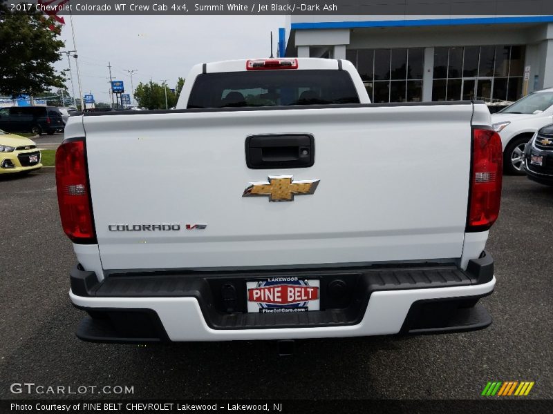 Summit White / Jet Black/­Dark Ash 2017 Chevrolet Colorado WT Crew Cab 4x4
