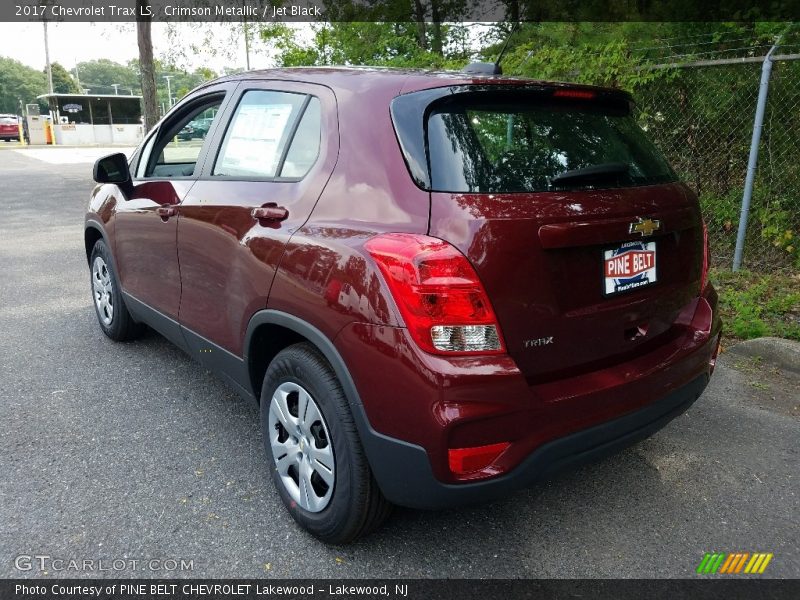 Crimson Metallic / Jet Black 2017 Chevrolet Trax LS