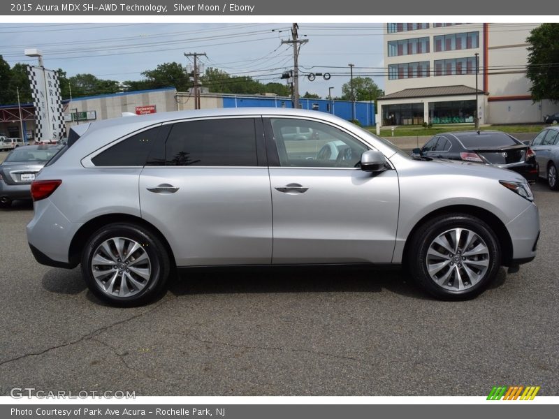 Silver Moon / Ebony 2015 Acura MDX SH-AWD Technology