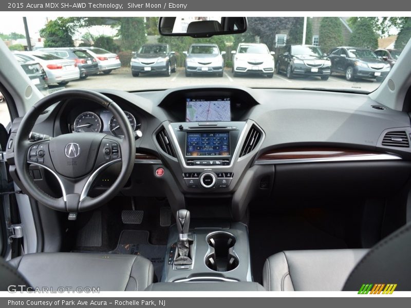 Silver Moon / Ebony 2015 Acura MDX SH-AWD Technology