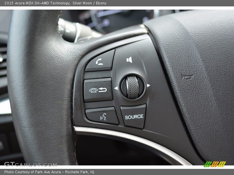 Silver Moon / Ebony 2015 Acura MDX SH-AWD Technology