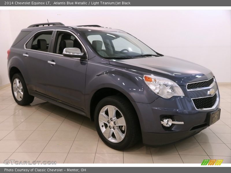Atlantis Blue Metallic / Light Titanium/Jet Black 2014 Chevrolet Equinox LT