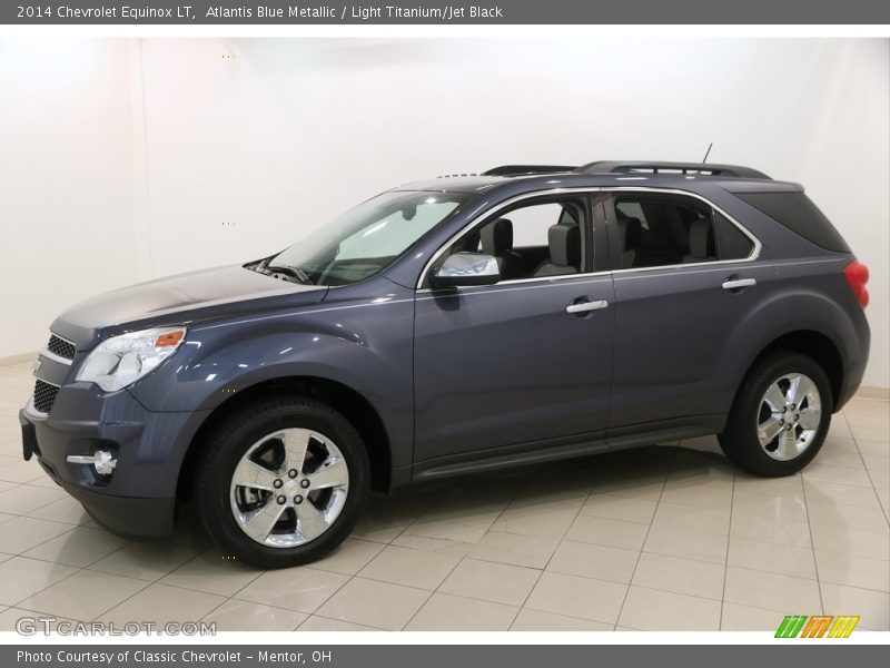 Atlantis Blue Metallic / Light Titanium/Jet Black 2014 Chevrolet Equinox LT